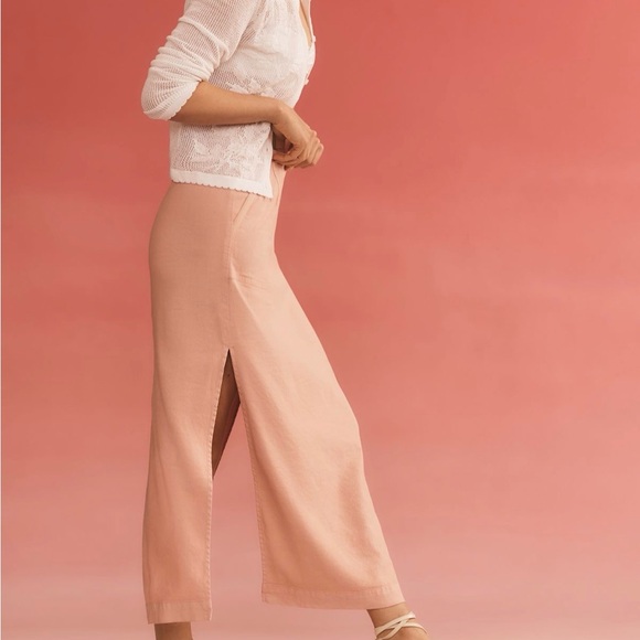 Anthropologie Brand Pink Maxi Skirt Size M NWT - Picture 2 of 5